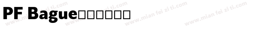 PF Bague字体转换